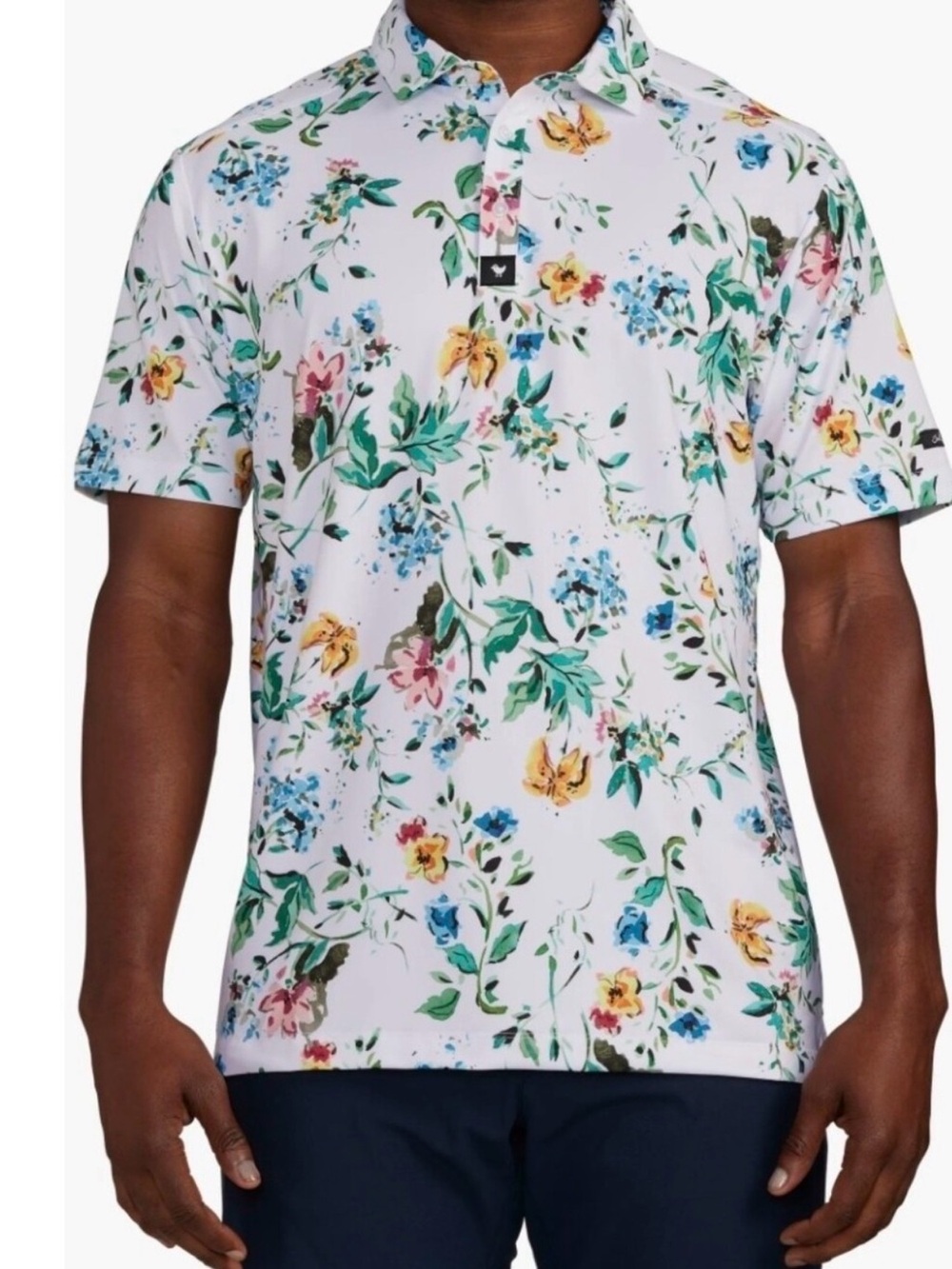 Bad Birdie Poetic Justice Floral
Short Sleeve Performance Stretch
Golf Polo XL - Picture 6 of 12